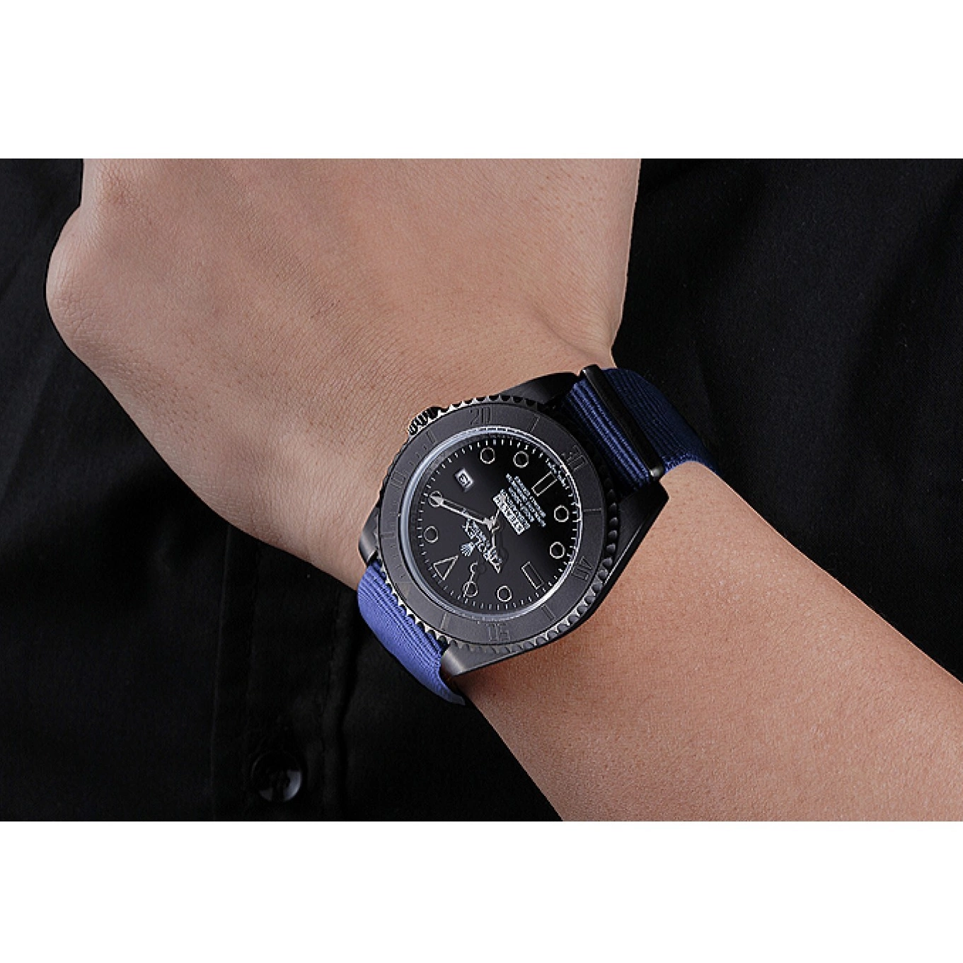 Aaa replica watch Rolex Blue Submariner Stealth 621994 0712